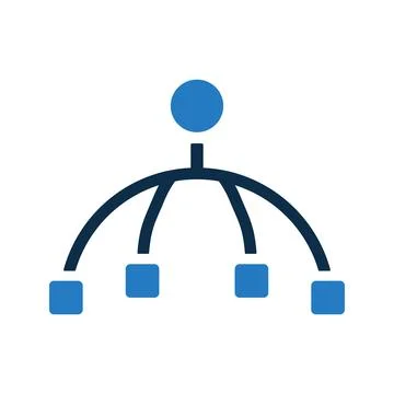Hierarchy icon. Stock Illustration