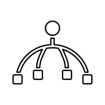 Hierarchy icon. Stock Illustration