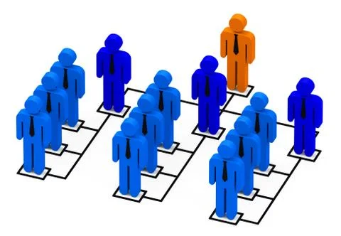 The hierarchy Stock Illustration