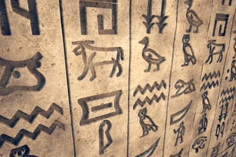 Hieroglyph. Illustration