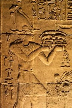 Hieroglyph Foto stock