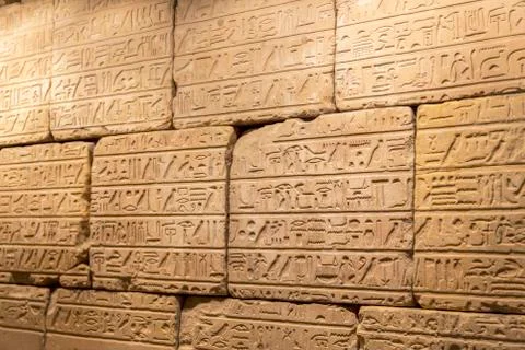 Hieroglyphen Foto stock