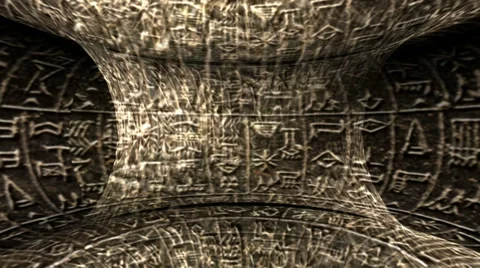 Hieroglyphic Motion Mapping Stockbeeldmateriaal 32267411