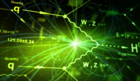 Higgs Boson Stock Illustration