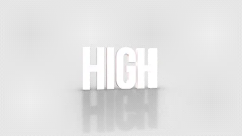 High 3D Text spinning on an orange background. Looped video.4K Stockbeeldmateriaal 276529770