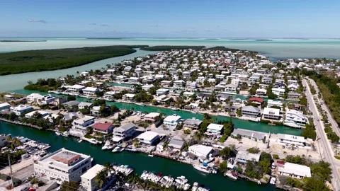 High aerial islamorada florida Stock Footage 331043791