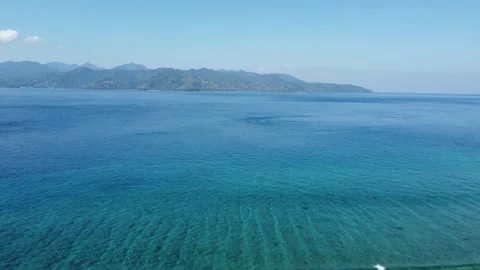 High aerial ocean glide Vídeo Stock 329612609