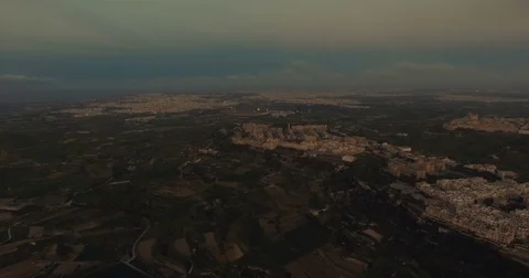 High Aerial shot of Malta Stock Footage 73470262