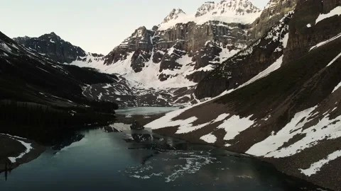 High Alpine Lake Stock Footage 219271809