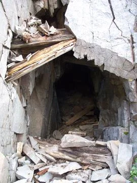 High Alpine Mine Stock Photos