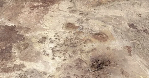 High-altitude circular tracking shot of the Rio Grande Valley Stock Footage 97198863