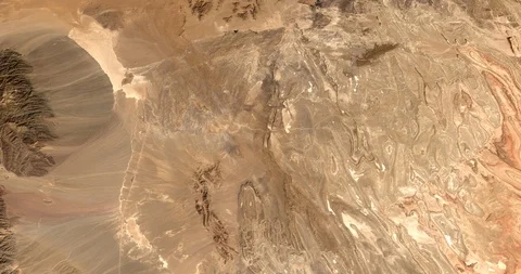 High-altitude circular tracking shot: Yazd, South Khorosan, Iran Stock Footage 97424742