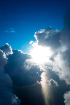 High altitude cloudscape Stock Photos