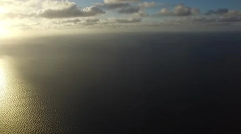 High altitude sunset shot Belize 4K Video stock 58636213