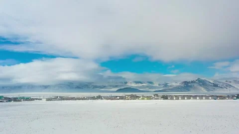 High altitude winter, white Stock Footage 243029548