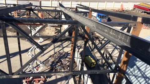 High-altitude work Stock Footage 48143677