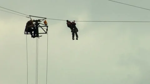 High-altitude works 스톡 동영상 7730536