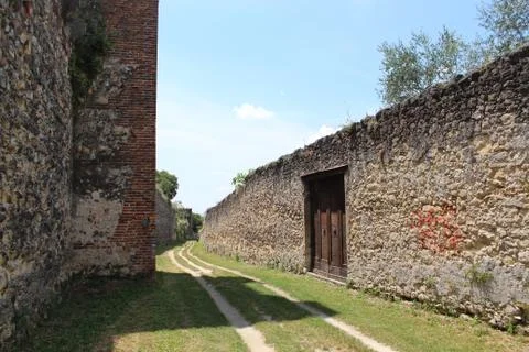 High ancient wall Stock Photos