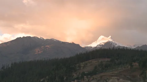 High Andes sunset 1 Stock Footage 40841418