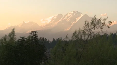 High Andes sunset 2 Stock Footage 40841431