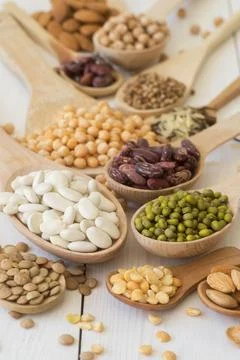 High angle beans arrangement concept Resolution and high quality beautiful photo Stock Photos