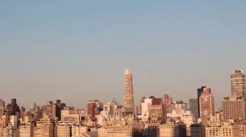 High Angle Central Park Stock Footage 53886614