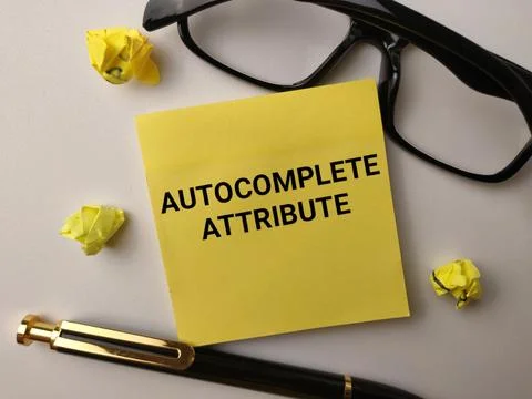 A high-angle, conceptual flat lay featuring a yellow sticky note with the t.. Foto stock