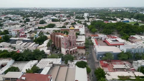 High Angle Drone View Of Culiacan City In Sinaloa Stock Footage 325634287
