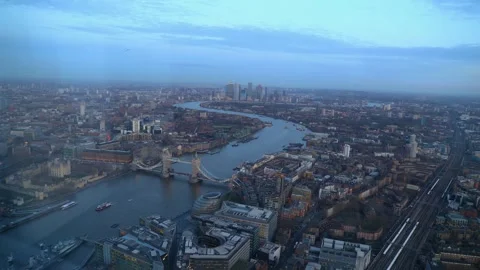 High Angle Footage Of The City In Time Lapse Stock Footage 308059225