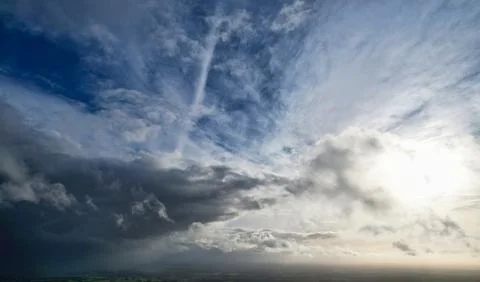 High Angle Footage of Dramatic Clouds and Sky Stock Photos