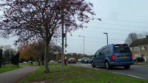 High Angle Footage of Dunstable Town of England Great Britain UK Video stock 255978035