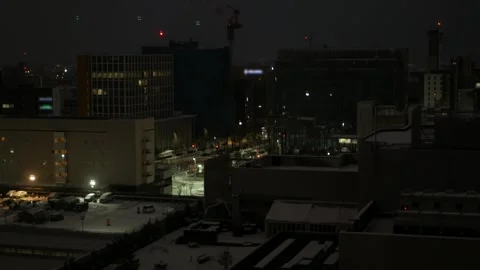 High angle landscape view of Kanazawa City center horizontal skyline view w.. Video stock 316393401