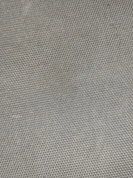 High-angle macro of dark gray woven fabric texture. Detailed textile weave b Stock Photos