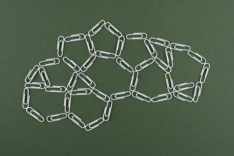 The high angle network concept with thread Stock Photos