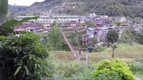 High Angle Panoramic View From Mountain, Banaue, Luzon, Philippines 库存影片 237329761