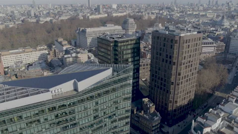 High Angle Recording of Buckingham Green, Daytime, 4K/25F Stock Footage 175276284