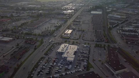 An High Angle Shot of Commuters at Sunrise Stock Footage 90211052