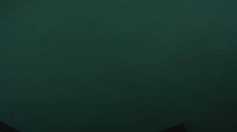 High angle shot of five board cards being dealt and then picked up by dealer Stock Footage 53241418