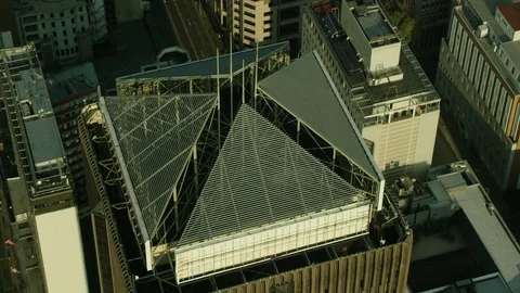 High angle shot of the Southern Life Centre Stock Footage 79662016