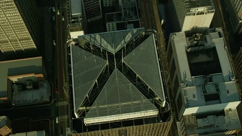 High angle shot of the Southern Life Centre Stock Footage 79664840
