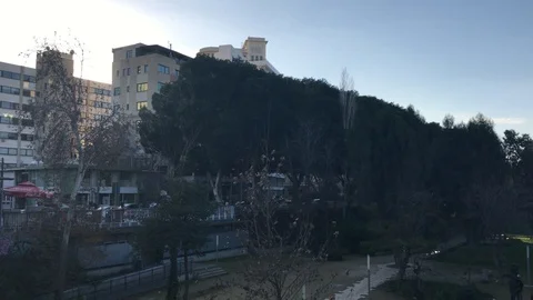 High Angle Shot of Tripolis Moat in Nicosia Video stock 90743549