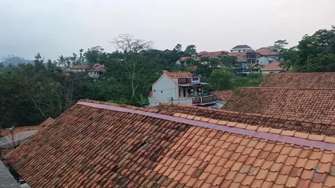 A high-angle static shot showing the dense. Stock Footage 318603213