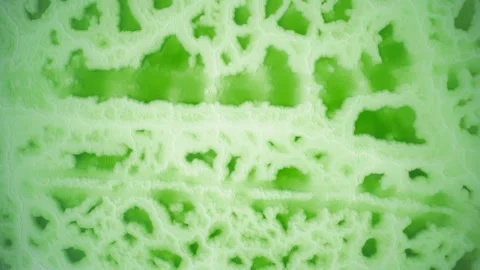 High-Angle Top-Down Close-Up Aerial View of Mangya Emerald Lake in Qinghai Stock Footage 343799577