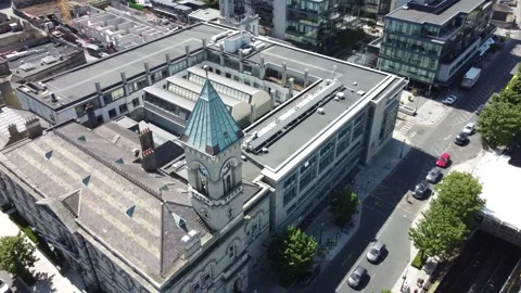 High Angle Urban Architecture And City Streets Dun Laoghaire Stock Footage 327625619