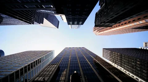 High Angle Vertical approach to a Cities Resolution to Urban Living, NY,USA Stock Footage 7730403