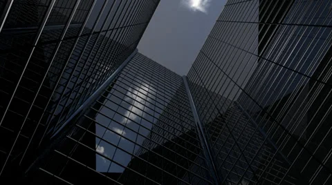 High Angle Vertical Approach To A City Stock Footage 38120783