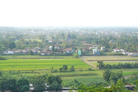High angle view of ancient stone temple. Stock-Fotos
