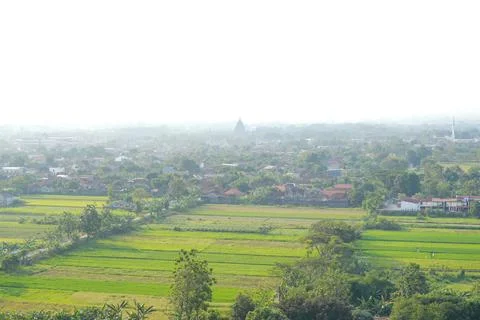 High angle view of ancient stone temple. Stock-Fotos