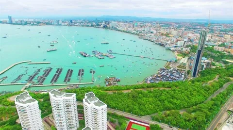 High-angle view. The beach of Thailand. Stock Footage 55501514
