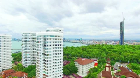 High-angle view. The beach of Thailand. Stock Footage 55541262